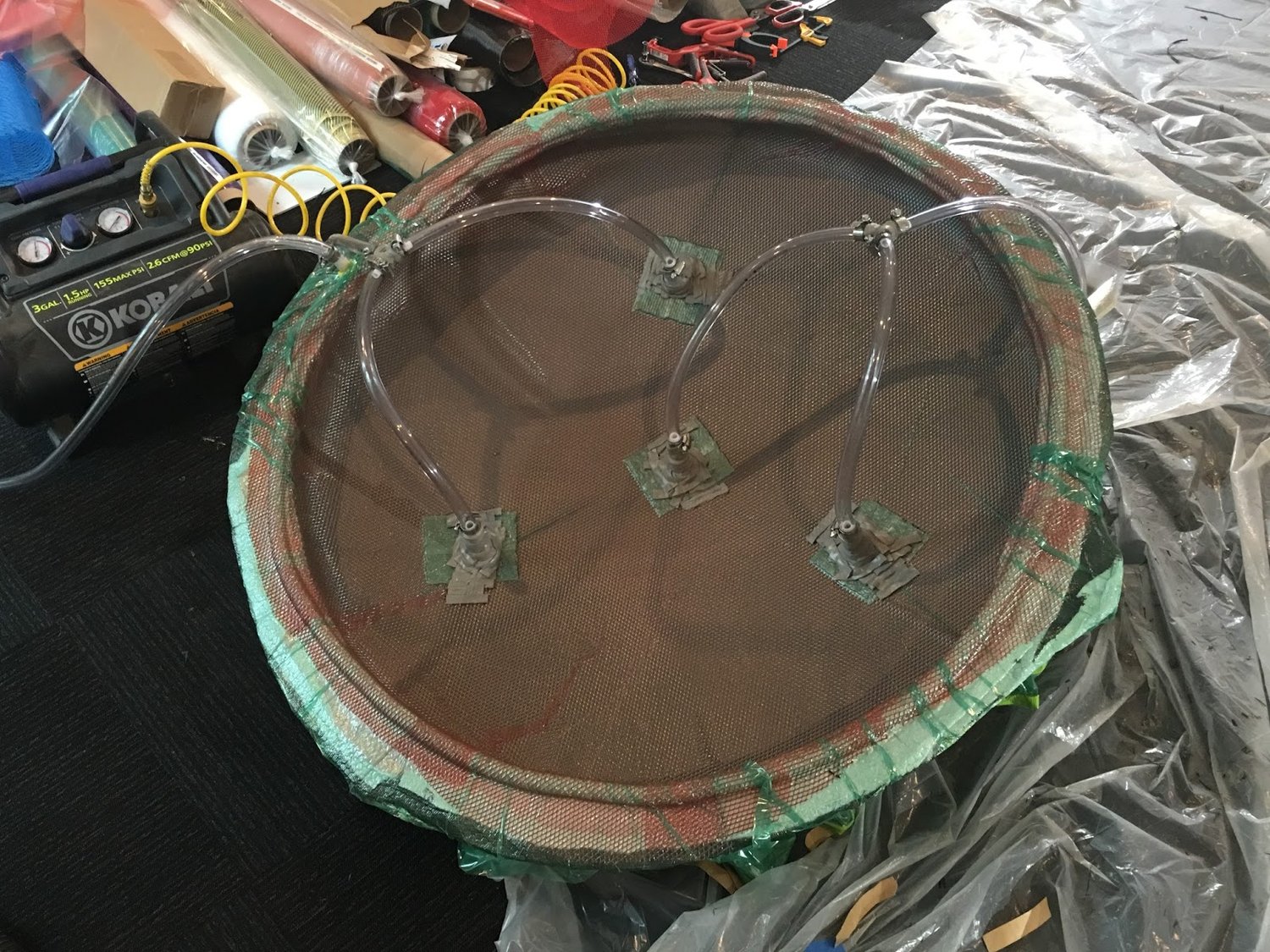 4 resin inlet ports