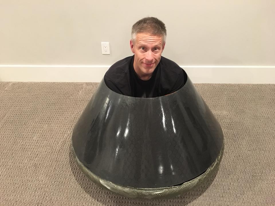 Ready for winter sledding in Michigan